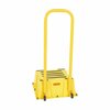 Vestil 1 Step Polyethylene Nestable Yellow with Handrails Port 500lb Capacity SPN-1-YL-HR-PO